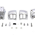 V-Twin 26-0843 Chrome Handlebar Switch Housing Kit for 16-22 Softail w/ Cruise