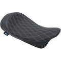 Drag Specialties 0801-1153 EZ-ON Low-Profile Solo Seat Silver Diamond Stitch