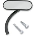 Arlen Ness 13-413 Black Micro-Mirror Mini Oval Black Right Side Only Sold Each