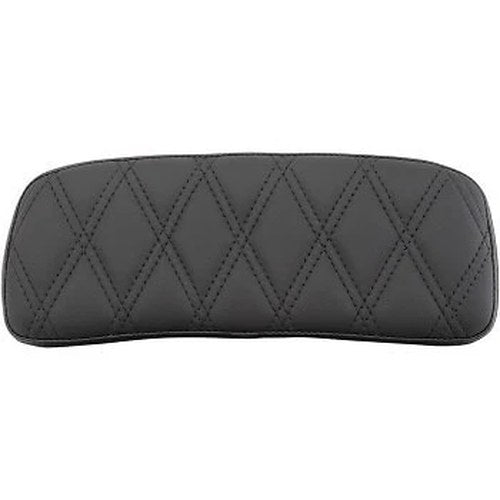 Drag Specialties Black Diamond Chopped Tour-Pak Backrest Pads for Harley