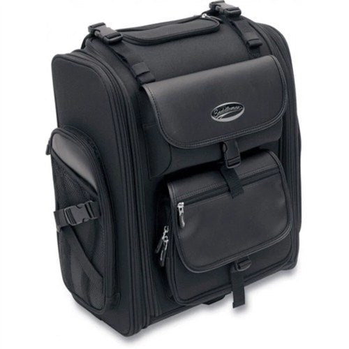 Saddlemen Expandable Sissy Bar Back Rest Bag S2200E Motorcycle Luggage 3515-0080