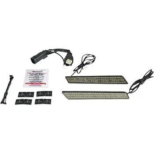 Custom Dynamics Smoke Lens Dual Color LED Saddlebag Latch Lightz 14-21 Road King