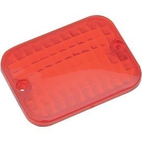 Drag Specialties 2040-0300 Red Rectangular Marker Light Lens