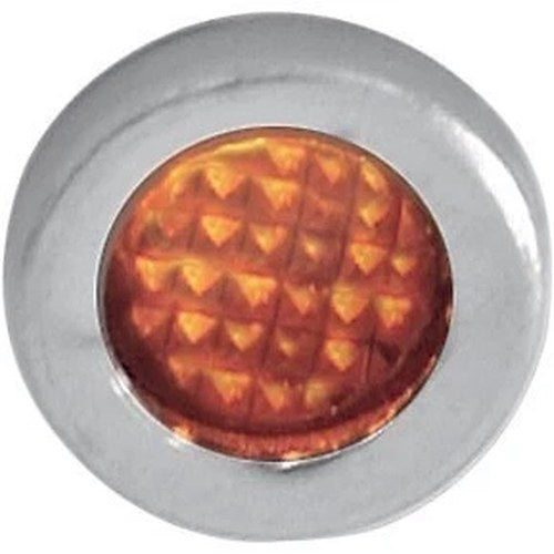 Drag Specialties 2212-0112 Amber Snap-In Indicator Light 0.30"
