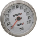 Drag Specialties DS-2438325 White Face FL-Style 2240:60 Speedometer