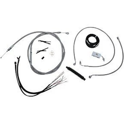 Burly Brand B30-1034 Control Kit for 14" Ape Hanger Handlebars