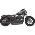 Bassani Black 3" Firepower Series Slip-On Mufflers for 14-20 Sportster XL