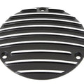 V-Twin 42-0632 Black Finned Derby Cover for 70-98 Big Twin Evo