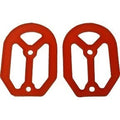 Drag Specialties 1620-2487 Qualifier Insert- Rubber - Red