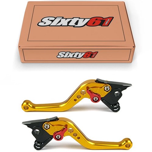 2007 2008 Suzuki Gsxr 1000 Gold Levers Shorty Brake Clutch Adjustable GSXR1000