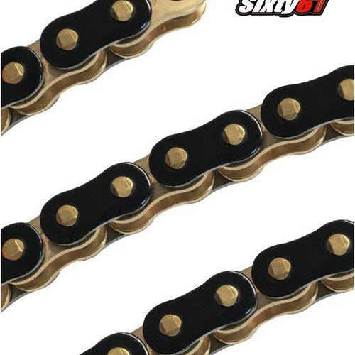 Motorcycle Black Gold EK Chain 530 150 Link for Extended Swingarm Extension ZXV3