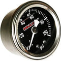 Feuling 9043 Black 1.5" Oil Pressure Gauge — Back Port for Harley