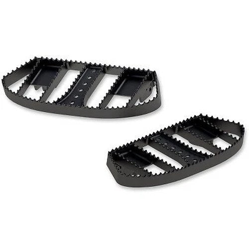 Burly Brand MX Style Driver Floorboards for Touring 80-20 Flst 86-99 Fld 12-16