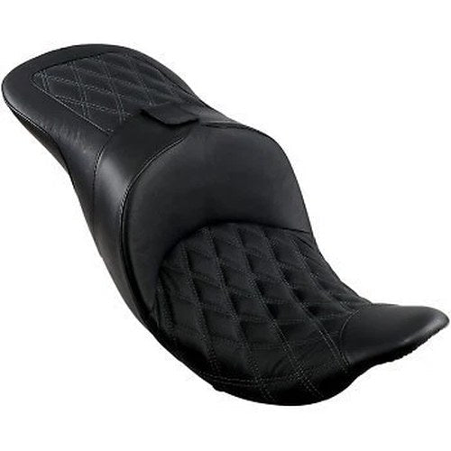 Danny Gray Diamond Stitch TourIST 2-Up Seat for Harley Touring 08-22