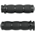 Avon AIR-96 Black 3-Ring Velvet Air Hand Grips for Harley Cable Op Throttle