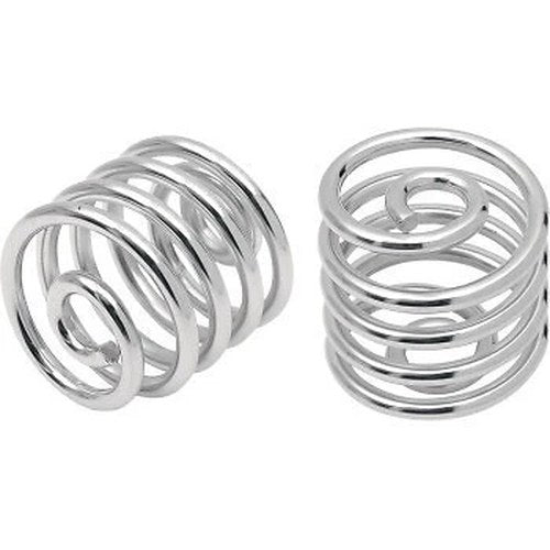 Drag Specialties 0820-0010 Seat Springs- Chrome - 2"