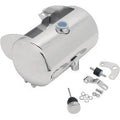 Drag Specialties 0710-0021 Chrome Custom Oil Tank for 84-99 Softail