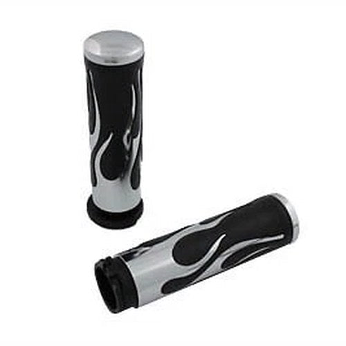 V-Twin 28-0451 Hot Rod Flame Style Grip Set