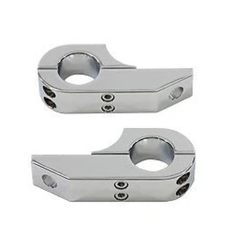 V-Twin 31-1254 Footpeg Extender Clamp Set Chrome