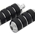 V-Twin 27-1586 Chrome Large Cats Paw Iso Foot Pegs for Harley Male Mount