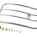 V-Twin 50-0068 Chrome 7" Solo Luggage Rack for 18-20 Fxlr