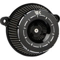 Khrome Werks 250210 Black Tracer Instigator Air Cleaner for Early Twin Cam