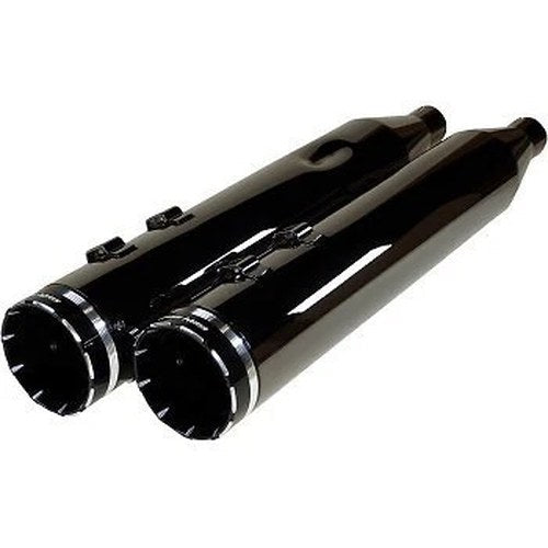 Khrome Werks 201670 Black Eclipse 4-1/2" HP-Plus Slip-On Mufflers