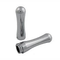 V-Twin 28-0784 Chrome Contour Style Hand Grip Set for Harley Cable Op Throttle