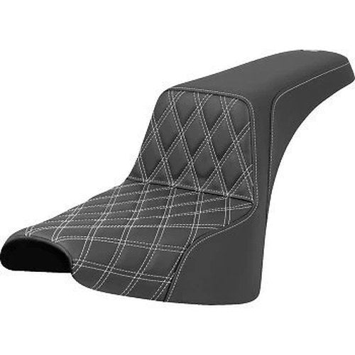 Saddlemen 818-30-17206 Step Up White Lattice Stitch Seat for 18-23 Softail