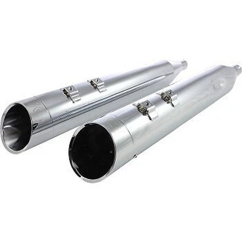 Khrome Werks 202660 Chrome 4-1/2" HP-Plus Slip-On Mufflers for Touring 95-16
