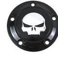 V-Twin 42-1199 Matte Black Skull Timer Points Ignition Cover for Twin Cam