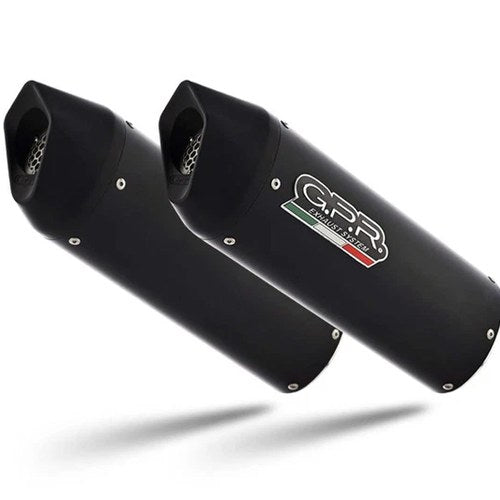 Yamaha FJR1300 2017-2020 Exhaust Gpr Double Slip-on Furore Evo4 Nero