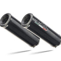 Kawasaki Z1000 2010-2013 Exhaust Gpr Double Slip-on M3 Poppy