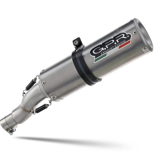 Moto Guzzi V85 TT 2019-2020 Exhaust Gpr Slip-on M3 Titanium Natural
