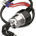 Twin Power 215544 Chrome Custom Round Key Ignition Switch 3 Wire