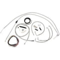LA Choppers LA-8006KT2A-13 Stainless Braided Handlebar Cable/Brake Line Kit