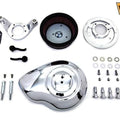 V-Twin 34-1343 Chrome Wyatt Gatling Air Cleaner Assembly