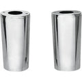 Drag Specialties 0411-0013 Chrome +4" Extended Fork Slider Covers (10.5")