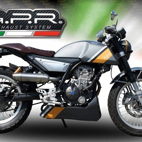 F.B. Mondial Hps 125 > Apr 2018-2020 Exhaust Gpr Full System Deeptone Inox