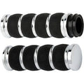 Arlen Ness 07-312 Fusion Chrome Ring Leader Hand Grips for Harley Cable Op