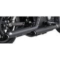 Vance & Hines 46361 Black 3" Twin Slash Slip-On Mufflers for 14-21 Sportster
