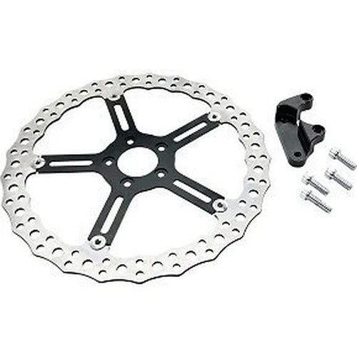 Arlen Ness 300-041 15" Big Brake Jagged Floating Rotor Kit Left Side