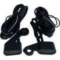 Drag Specialties 2040-3058 Black Amber Lens LED Handlebar Lights 04-13 Sportster