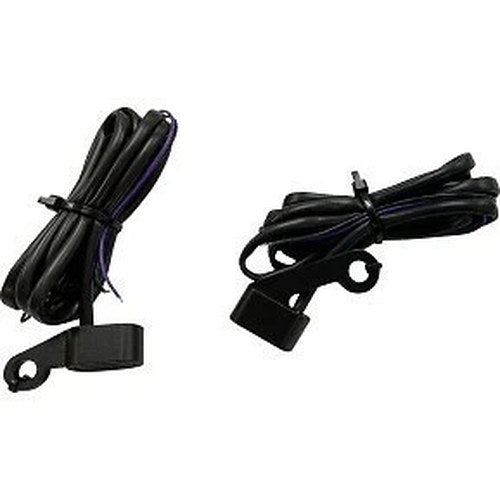 Drag Specialties 2040-3057 Black Smoke LED Handlebar Marker Lights for 04-'13 XL