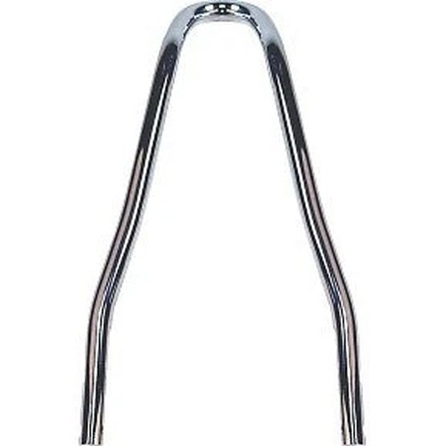 Drag Specialties 1501-0784 Round Sissy Bar- Black - 13"H x 6.69"W