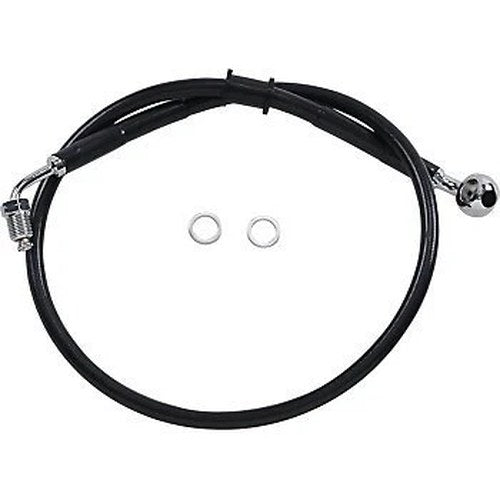 Drag Specialties 1741-5834 Extended Vinyl Coated Stainless Front Brake Line +8"