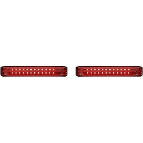 Custom Dynamics PB-SB-BCM-CR Chrome Red ProBEAM Bagz LED Saddle Bag Lights