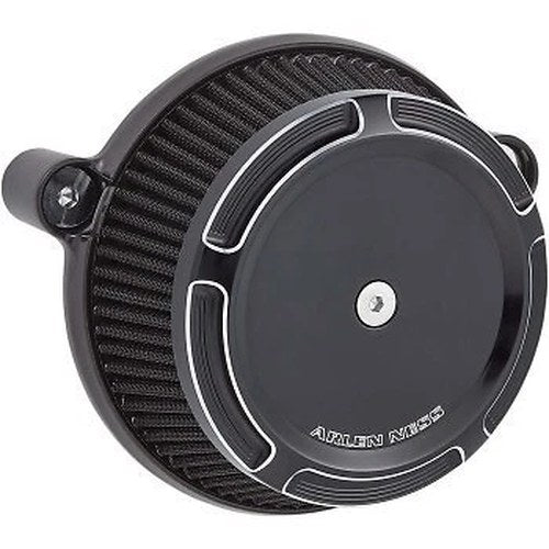 Arlen Ness 18-309 Black Beveled Big Sucker Stage I Air Filter Cleaner M8 17-20
