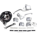 Drag Specialties 0610-0529 Chrome Handlebar Control Kit with Switches 96 & Up