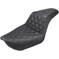 Saddlemen GelCore Step-Up LS Black Vinyl Seat for Harley Dyna Fxd 96-03